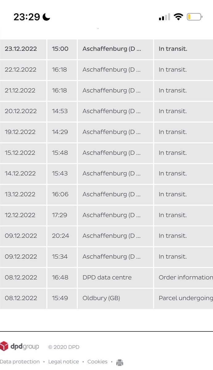 Hi @dpd_de how long will a parcel be expected to be in transit?