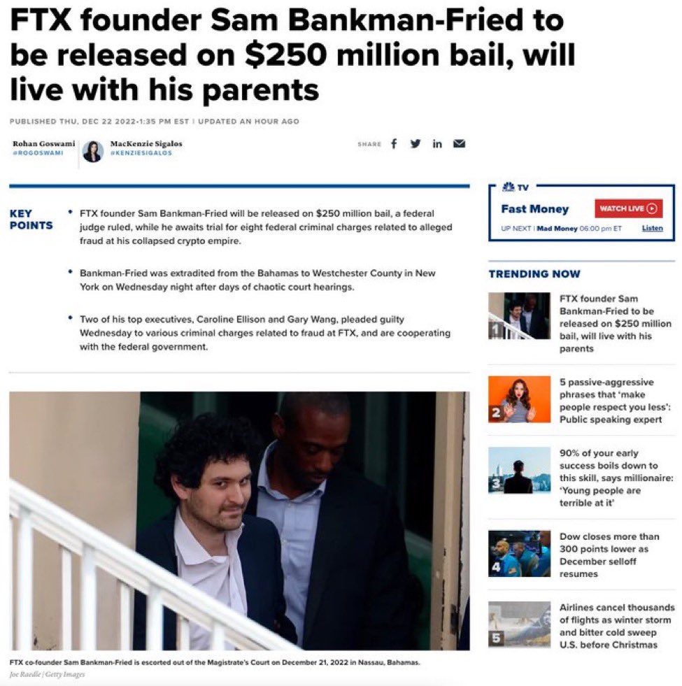 Sam xoăn đã được tại ngoại với 250tr$, bằng tiền của chúng ta đó