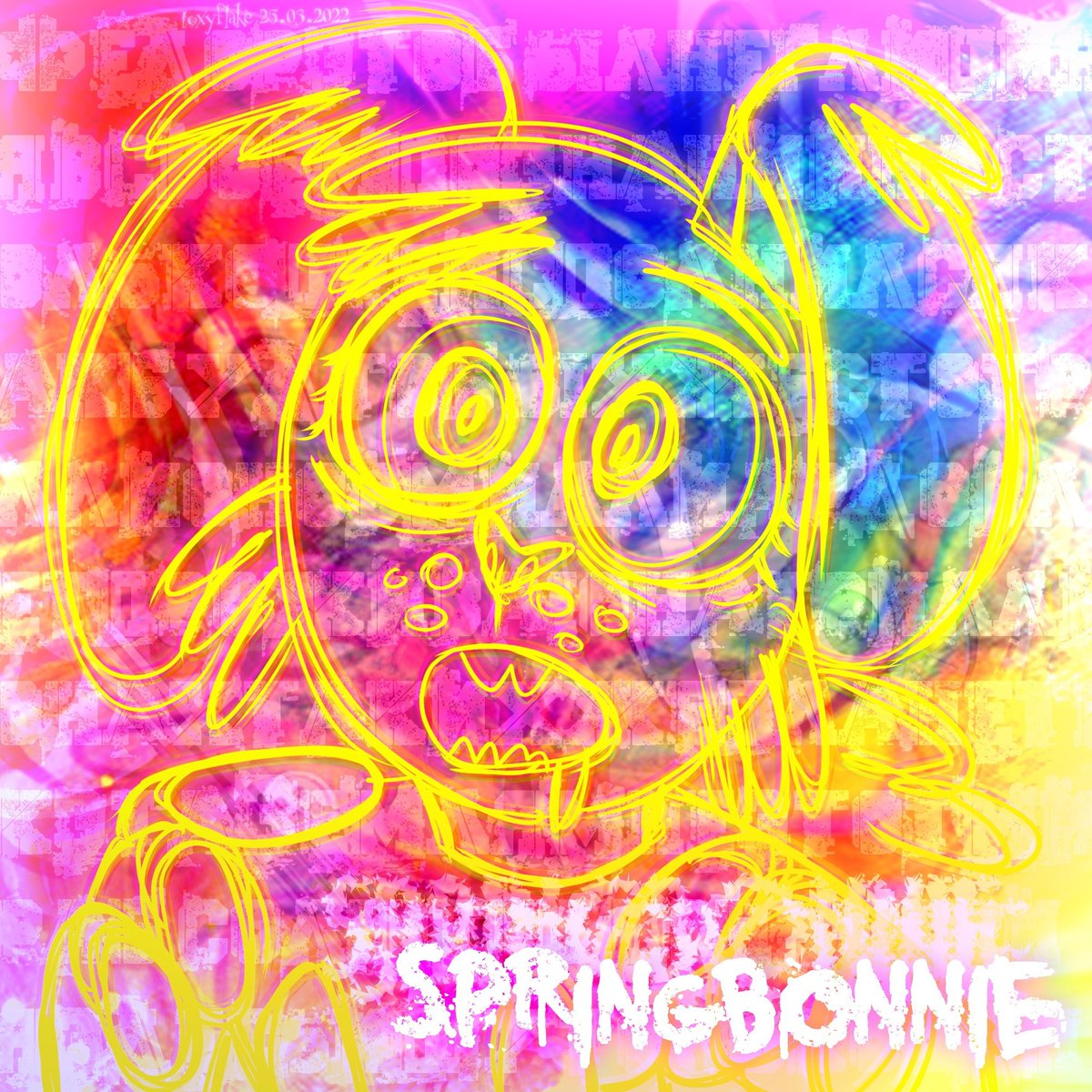 NuBezumie's tweet photo. "Album-cover" for fan-QnA
#Nubezumie #ToxyFlake
#FNaF #BlueyCapsules #Springbonnie #Springtrap #Bonnie #BonnieFNaF
#furry #furryart #Anthro https://t.co/a5ulr8iGNl