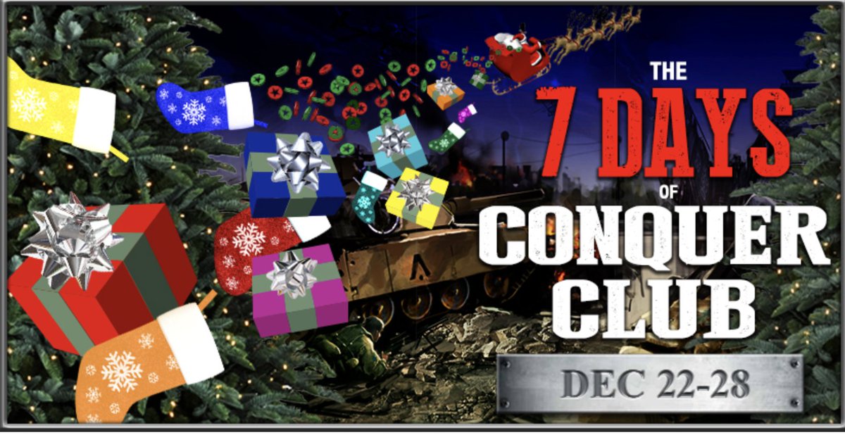 ConquerClub's tweet photo. Our Christmas event is LIVE https://t.co/rvBa5u8zTq