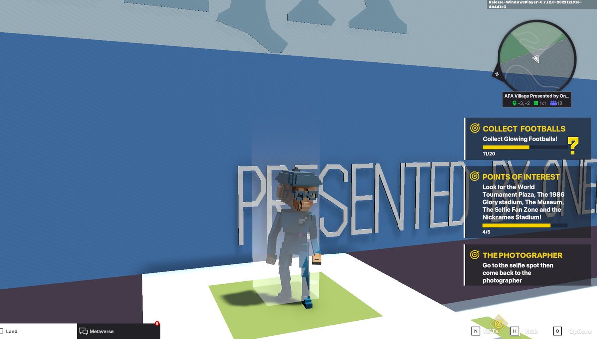 ariiii11i's tweet photo. @TheSandboxGame @aera_football @Argentina I dived in the AFA Village presented by OneFootball, check out my screenshot 👇⚽ https://t.co/8oa8XyAhnJ