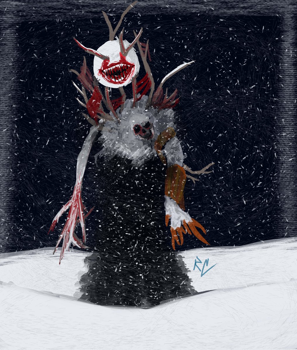 I drew Snowman Dredge ☃️ 
#TheDredge #DeadbyDaylgiht