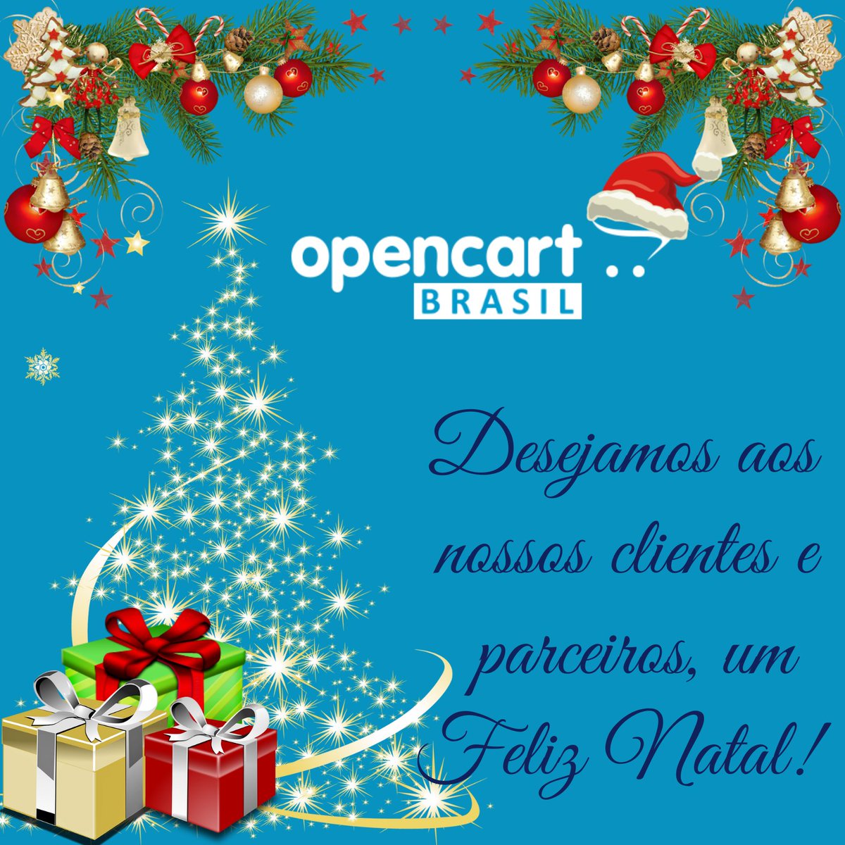opencartbrasil's tweet photo. A todos os nossos clientes e parceiros, um feliz natal e muita saúde para todos!
🎉🎄🎁

#feliznatal 
#opencartbrasil 
#opencart https://t.co/H8Ch21VbMa
