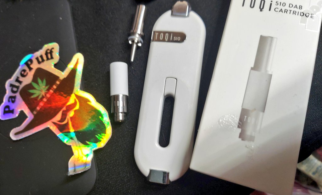 ThePadrePuff's tweet photo. @HemptressRaven @mytoqi @UrbFinestFlower @QueenMousie626 @drodvik52 @AllTheWiser That's why I call @mytoqi the Maybach of Vapes.  They have a nice dab rig attachment as well plus you get a discount with  Code-PadrePuff 
I am #TeamToqi https://t.co/3tcvRBUpDx