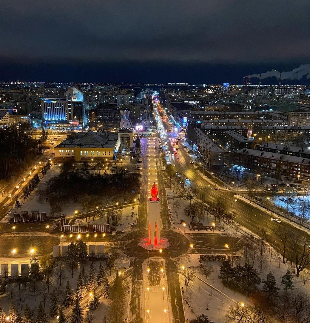 Тюмень площадь города