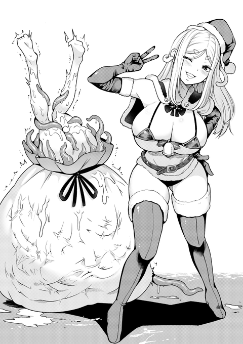 クリスマスイラストです。
いつもの単行本の宣伝も載せておきます。
「学級触手」よろしくお願いします。
公式サイト→https://t.co/vFCRk2uC98 