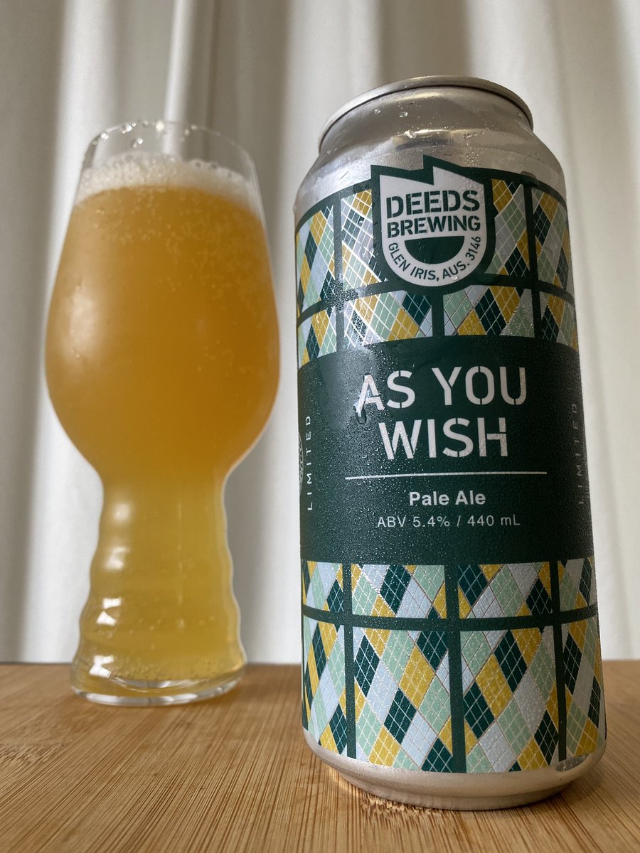 Joe_Beerski's tweet photo. 🍺AS YOU WISH by Deeds Brewing
Hoppy but bit peculiar mouthfeel. ちょっとクセのあるホッピーさ
#craftbeer #beer #biere #birra #cerveza #啤酒 #수제맥주 #クラフトビール #クラフトビール好きと繋がりたい #DeedsBrewing https://t.co/BpRj3P3LwT