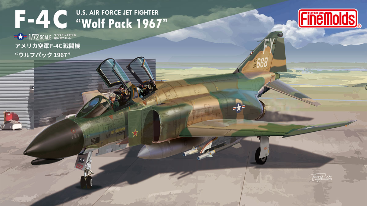 hobbysearch_mm's tweet photo. 【画像を追加しました。】Fine Molds(ファインモールド)
1/72 アメリカ空軍 F-4C `ウルフパック 1967` 
好評ご予約受付中です！→ https://t.co/FKKcsDho3I
#プラモデル #プラモ #F4ファントム #F4Phatom #OperationBolo #OperationLinebacker #Plastickits #Plasticmodel #Scalemodels https://t.co/3bl0XI9gfM