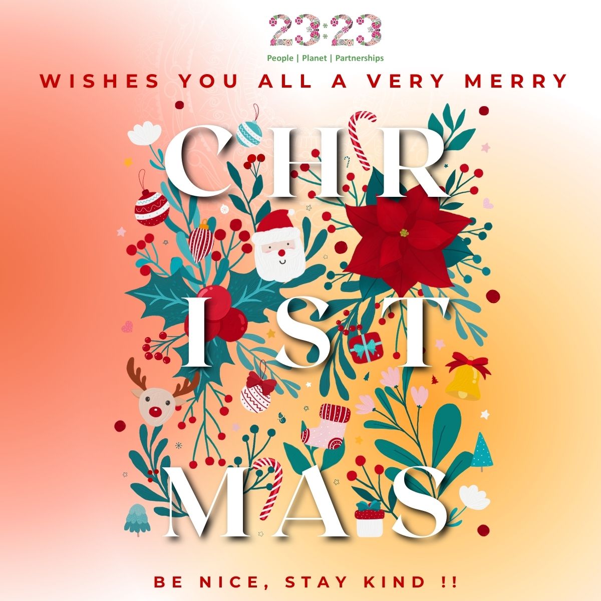 Christmas is a stocking stuffed with heartwarming goodness...
Doing Little Good, Everyday, is also the moto at 2323Designs!!

Wishing You all a Very Merry Christmas.

#merrychristmas #christmasspirit #dogood #bekind #2323designs #christmascelebrations #santaclaus #nortjpole #toys