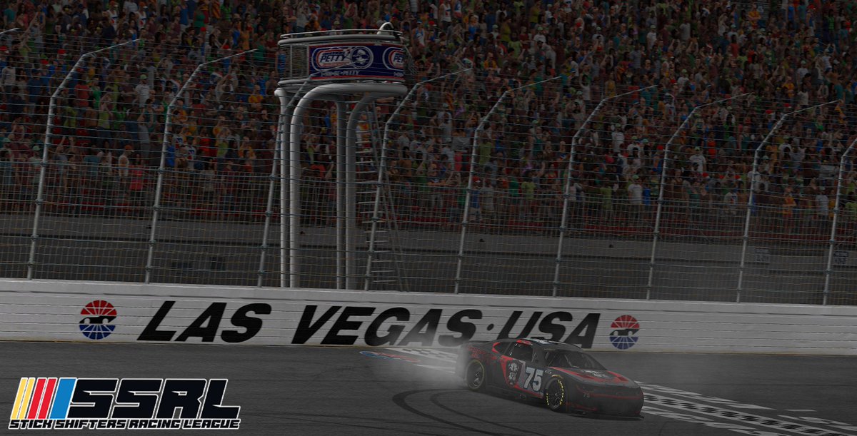 ssrliracing's tweet photo. Congratulations to @krutchfield75 on the win tonight and for advancing to the Round of 12! 🏁 

#iRacing #SSRL #Playoffs https://t.co/tUjLsi151x