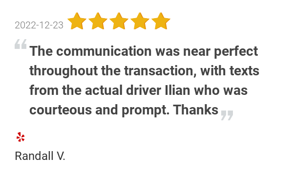 executivecarlax's tweet photo. New 5.0-star Review: "I booked the service online for pickup of two adults, two cats and two pieces of luggage... https://t.co/ekre7Fi4bp