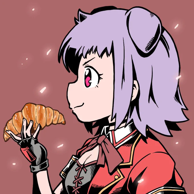 久しぶりにパン食う描いたぜ! 