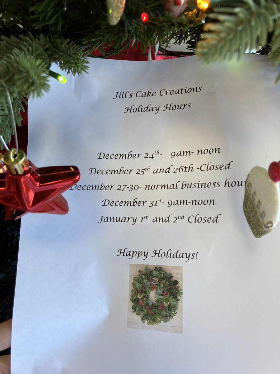 Our #Holiday hours 
#HappyHolidays #MerryChristmas2022 #HappyNewYear