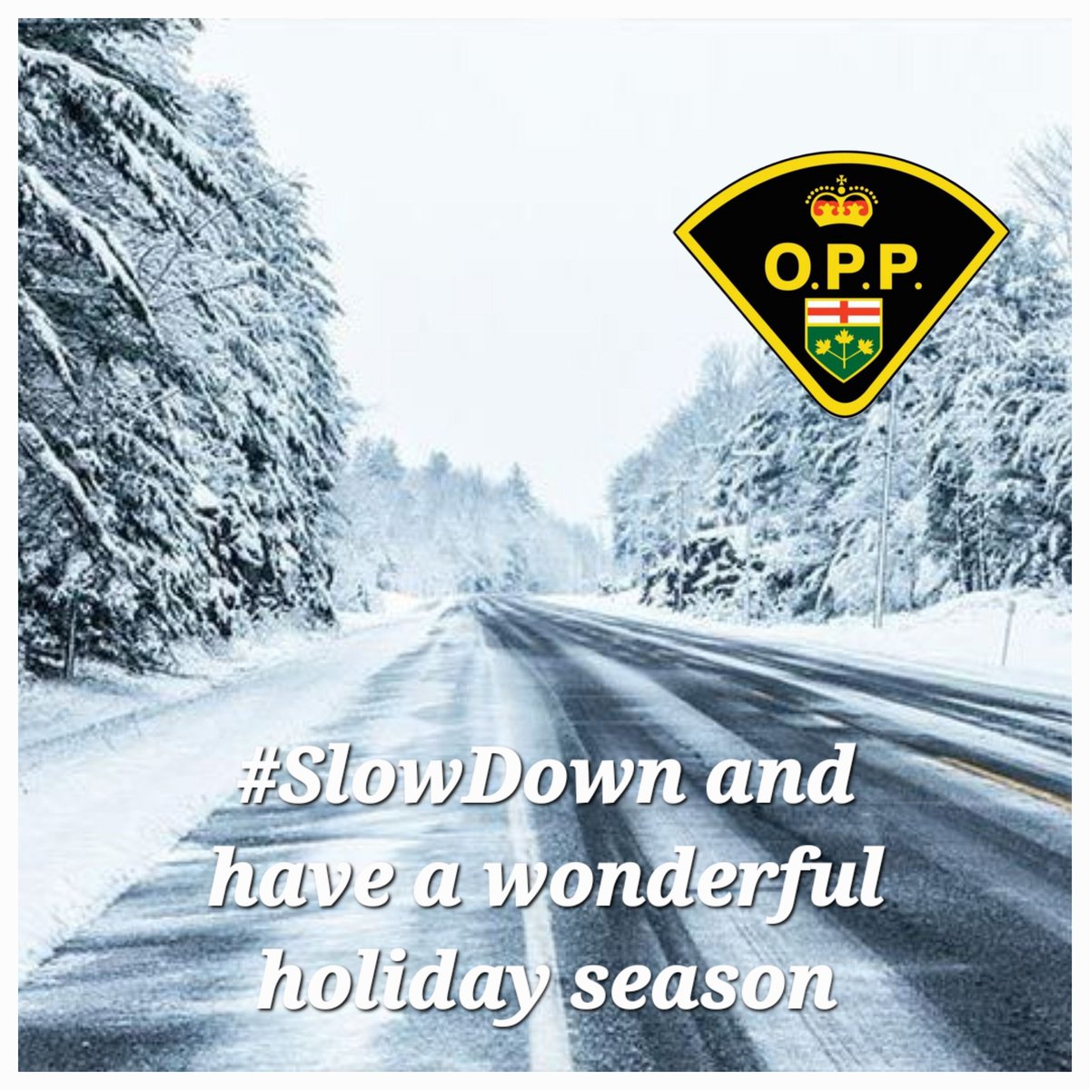 OPP_ER's tweet image. As #LeedsOPP continues to investigate several collisions and downed wires amid heavy winds and snowfall, motorists are reminded to avoid unnecessary travel and to #SlowDown. Happy and Safe Holidays! ^jpm