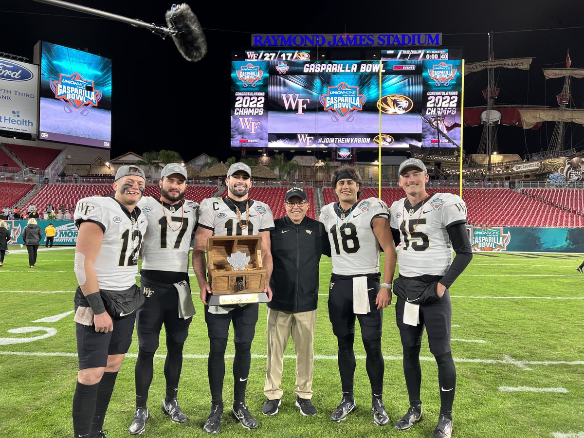 Honored to work with this group every day. Congrats on your bowl championship today!