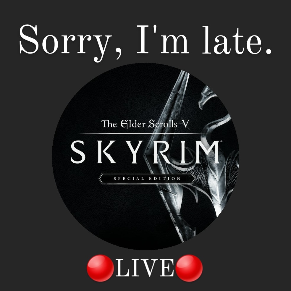 CaptMuffn's tweet photo. Hope to see you โก
https://t.co/4OiX2VeSn7
โข
@twitch @BethesdaStudios
#TwitchStreamer #TwitchStream #TwitchTV #Twitch #TwitchAffiliate #PNGTuber #TheDragonsDen #TheMuffnTin #LiveNow #Chilling #SlayingDragons #FridayNightStream #FridayNightSkyrim https://t.co/GKNarJFC1b