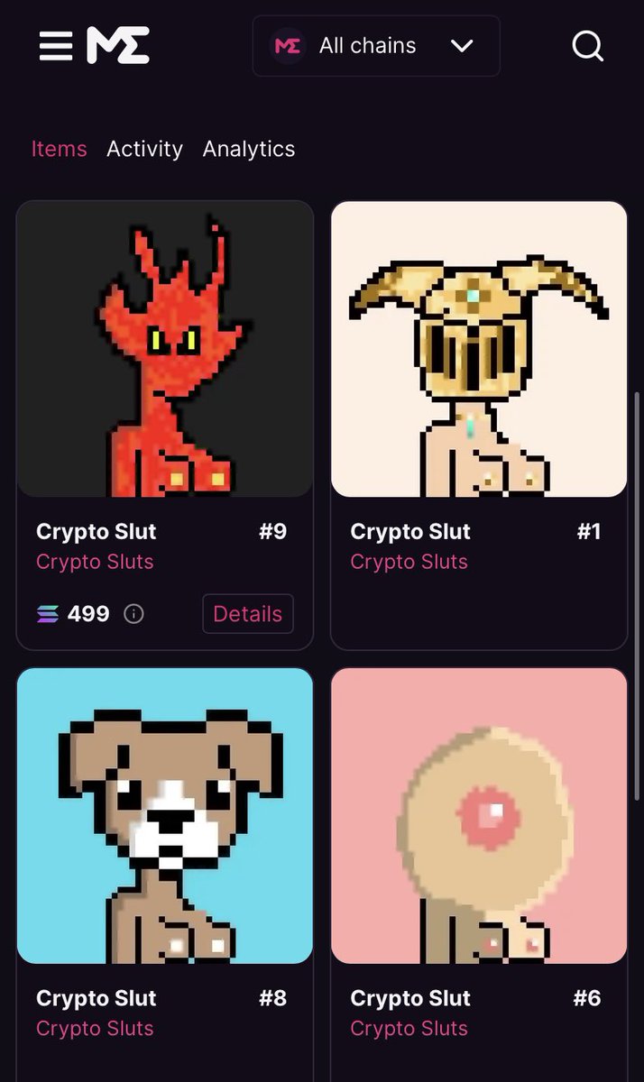 CryptoSluts_'s tweet photo. 1/1 floor sitting pretty still a couple more left to mint!! 

https://t.co/JgVucLPhhQ https://t.co/Fg464UEDMF