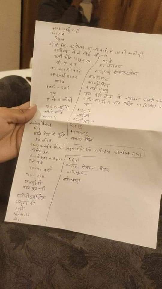 SARITA_BISHNOI2's tweet photo. पेपर आउट होकर नहीं बिका साहब😭😭😭
मजदूर मजदूर किसान गरीब के सपने और मेहनत बिक गई।
सरकार इन पेपर आउट करने वालों के घरों पर बुलडोजर चलवा के साफ और कड़ा संदेश दे वरना हर भर्ती में युवाओं के साथ खिलवाड़ होता रहेगा। #RPSC https://t.co/1xMxnhLiWN