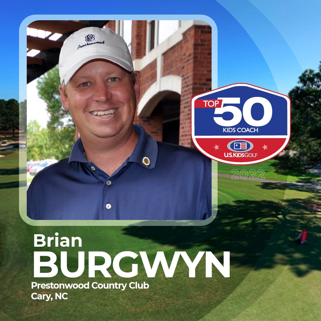 bburgwyn's tweet photo. Hornored to be named one of the Top  50 Coaches for @uskidsgolf https://t.co/uloq4NmyCZ