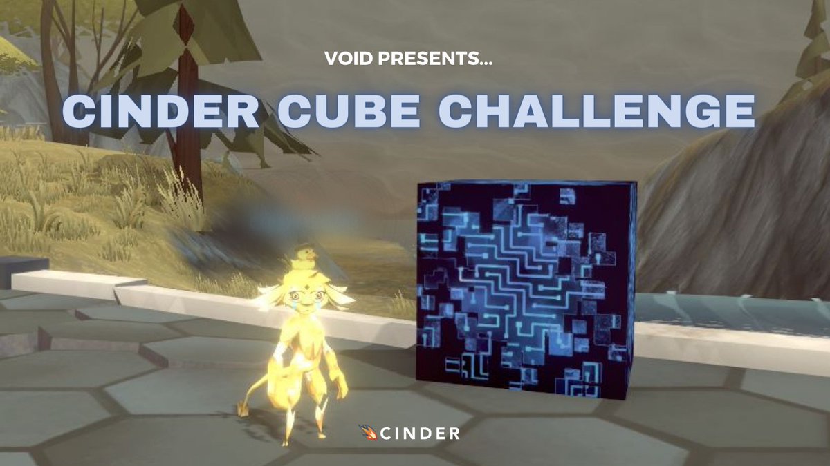 Mysterious cubes have appeared in The Void.  What are they?  What is their purpose?  Brave citizens of Cinder must find out! 🫡 

We start at 7PM PST. Head to our Discord for more details🎮