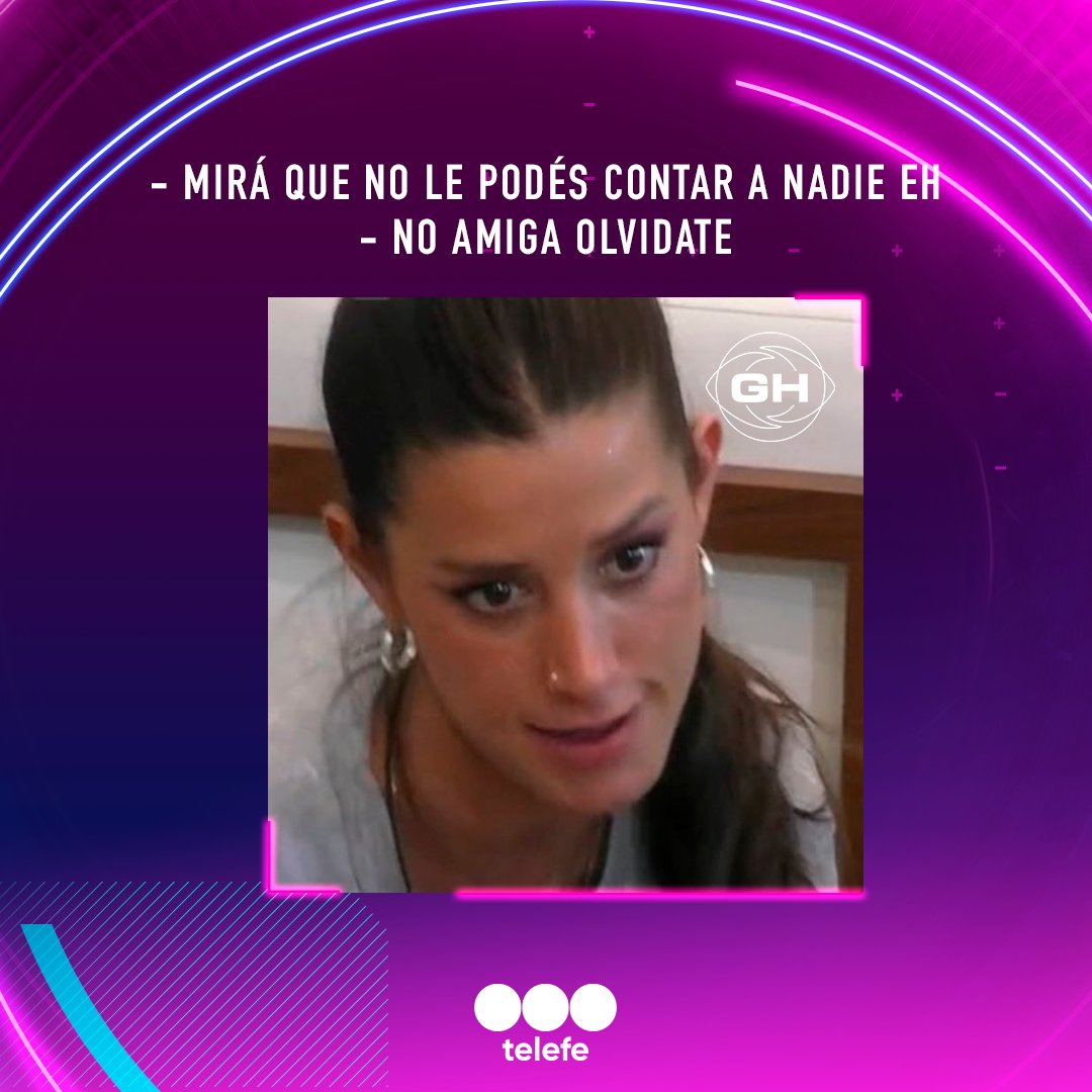 GranHermanoAr's tweet photo. Tu secreto está a salvo😜 #GranHermano #GH2022 https://t.co/pytZnS3N3b