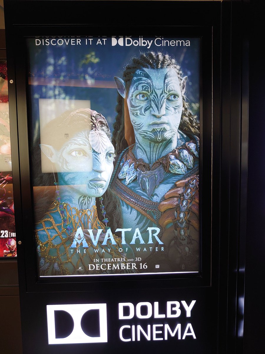 haccyaku1972's tweet photo. さて今日は、 #DolbyCinema #3D #HiFrameRate にて。
#梅田ブルク7
#アバター
#アバターWoW
#アバターウェイオブウォーター
#アバターブルー
#アバ体験
#映画館でアバ体験キャンペーン
#HFR 感じれるかな?
#ドルビーシネマ 用の入場者特典もゲット。 https://t.co/kBzJFQ8hWQ