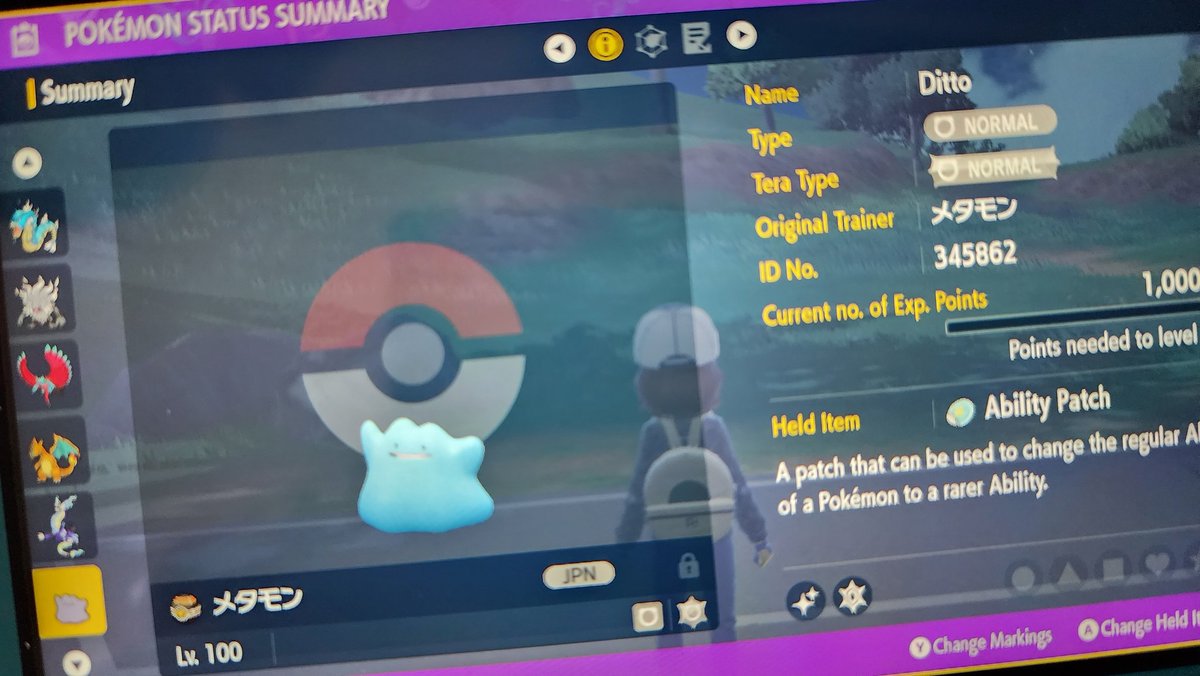 ChasingErin's tweet photo. Thank you to "Arven" who just randomly decided to trade over their shiny Ditto to me. That made my morning https://t.co/k51f6sh38Y