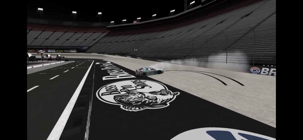 RealJRacing's tweet photo. we just won BRISTOL! again! Julia scores career victory #1 Capn finished p11 and jordan rallies for p19 after wrecking 46 times https://t.co/qsXQa4HQRf