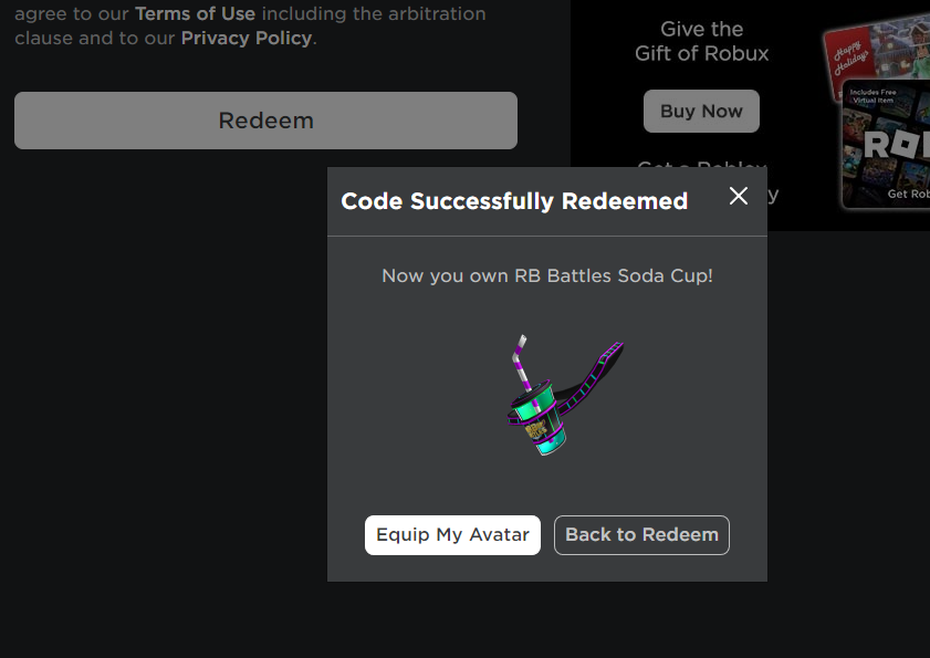 UtibaCore's tweet photo. RB Battles Soda Cup Giveaway!

Like This Tweet to Enter ♥️
Retweet This Tweet 🔁
Reply with "I'm gullible" 💬
Follow my account ✅

Giveaway ends on December 25th, 2069! Good luck!
#RBBattles #Roblox #RobloxDev #RBBattlesS3 https://t.co/PyC9DaOpWW