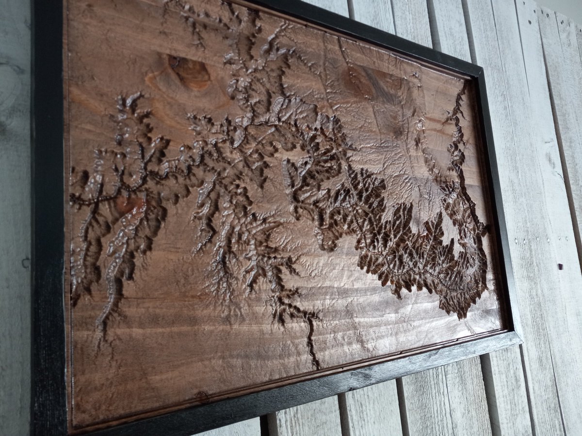 InfaltJarrad's tweet photo. Excited to share the latest addition to my #etsy shop: Wood and Epoxy Carved Grand Canyon Topographic Map | Cabin Decor | Terrain Relief Map https://t.co/hYvgGyuqOq #no #framed #entryway #wood #horizontal #cabindecorations #rivermap #lakehousedecor #epoxyart https://t.co/d3vchzHfay