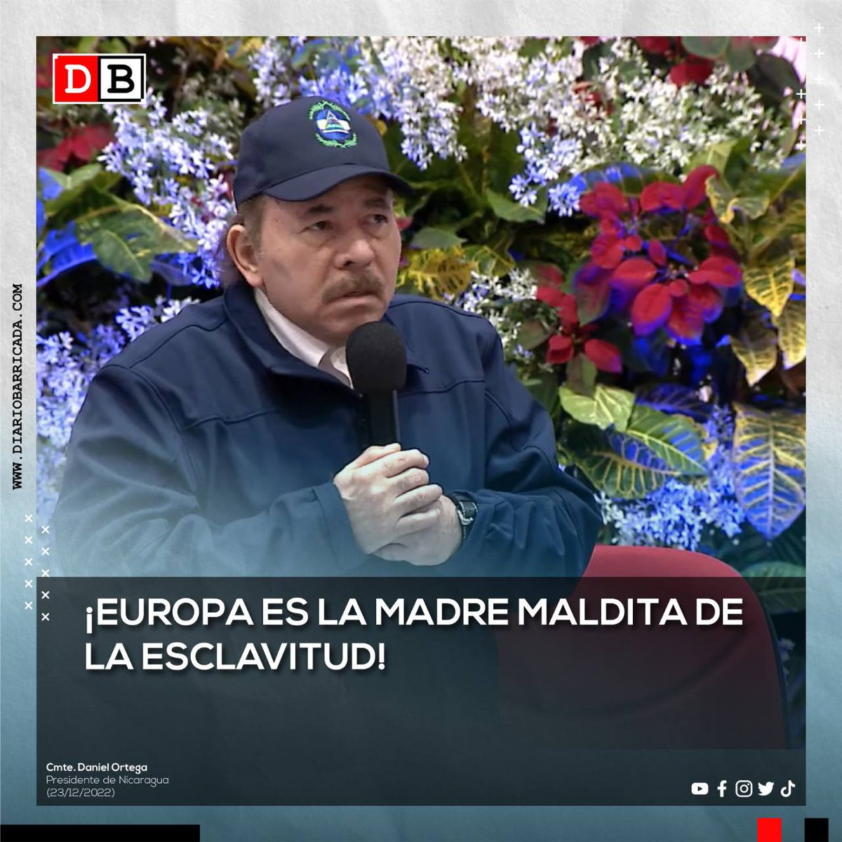 #Nicaragua | El Comandante Daniel Ortega destacó que “Europa es la madre maldita de la esclavitud”