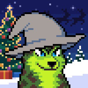 aster_cast's tweet photo. Thank you @MoonrunnersNFT for giving our packs a little holiday spirit! 
I love it so much 🎄❤️🐺
Refresh that metadata everybody! https://t.co/7EzIK5BB9k