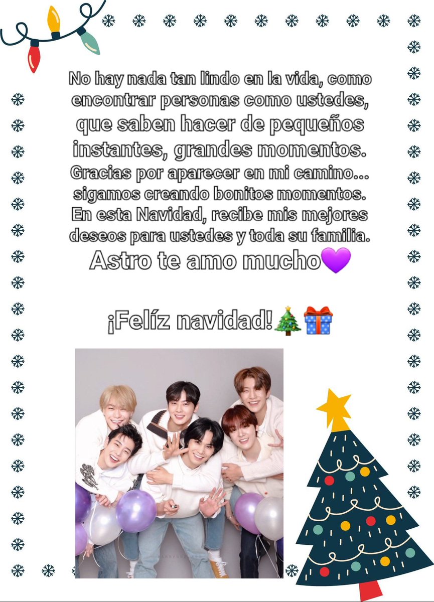 FFireblue's tweet photo. 🎁Mis cartas navideñas para Astro💜🎄
#ThanksASTRO #ASTRO #MERRYCHRISTMASASTRO #WELOVEYOUASTRO #THANKSFORALLASTRO #ASTROYAROHA @offclASTRO https://t.co/JLhWt1rmYQ