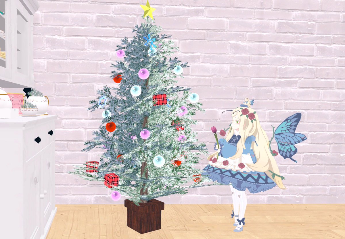 coco_wanwan_'s tweet photo. お部屋にも
クリスマスツリー飾りました🎄

ティーパーティーしに来てくださいね♪

ココのティールーム

https://t.co/plzXfbInM1

#OneRoomMaker  #VRchat https://t.co/tqHLUknk8O