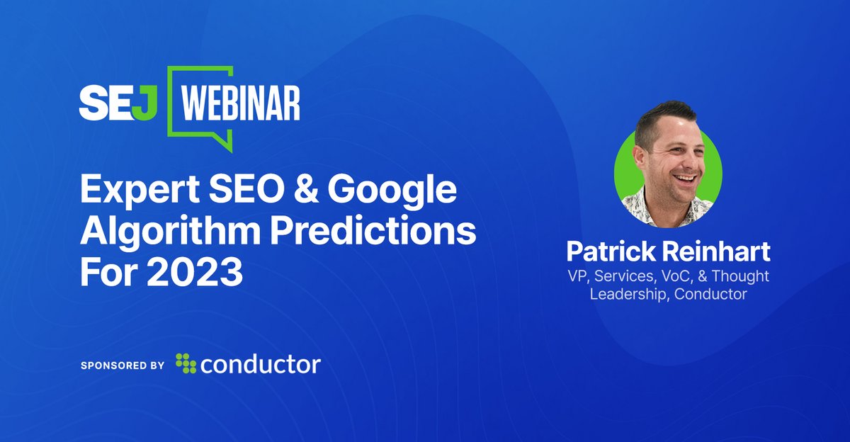 Expert SEO &amp; Google Algorithm Predictions For 2023
ow.ly/gyhE50Masa4 #SEO #SearchMarketing #2023 #Marketing