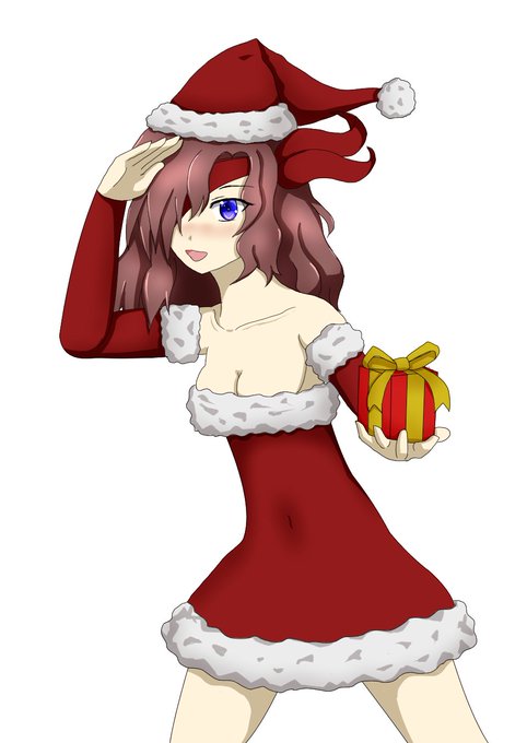 沙穂「留美殿は今年もクリスマスボッチでありますな!」 #林トモアキ #お・り・が・み 