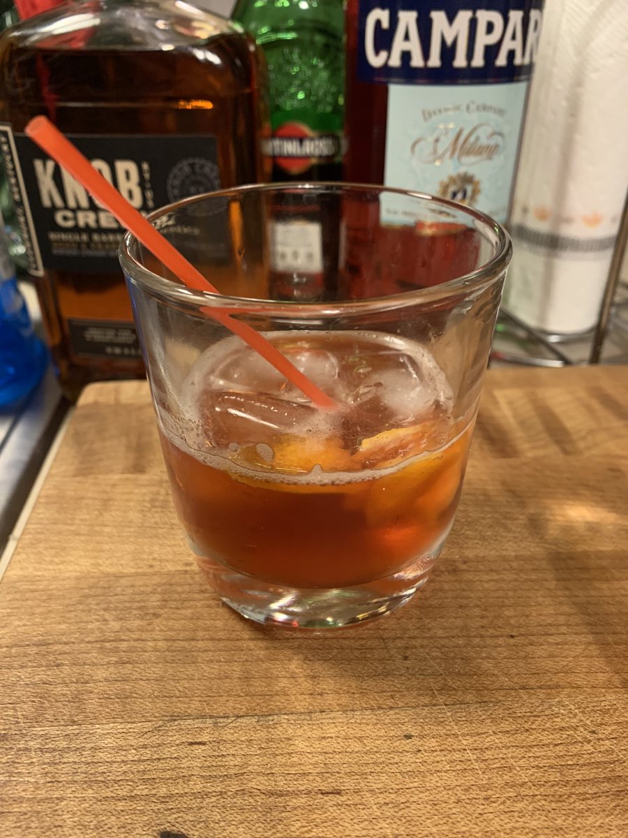 NMKiggins's tweet photo. @radiocomusic Great show and damn you for suggesting my new favorite holiday drink. Boulevardier. https://t.co/opShuVtOTQ