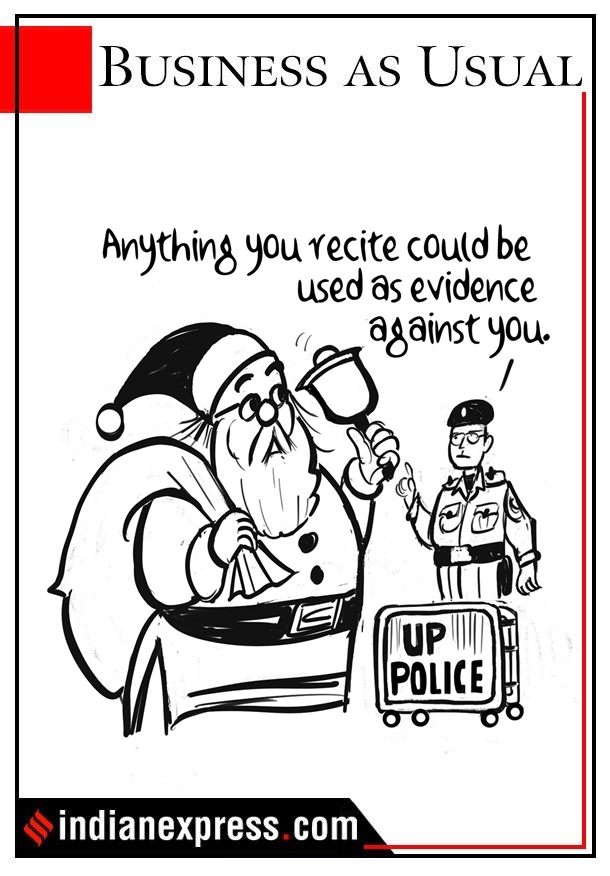 IndianExpress's tweet photo. #BusinessAsUsual by @unnycartoonist. For more cartoons, visit https://t.co/F2PpzwGN0e https://t.co/sKb4kwwE6x