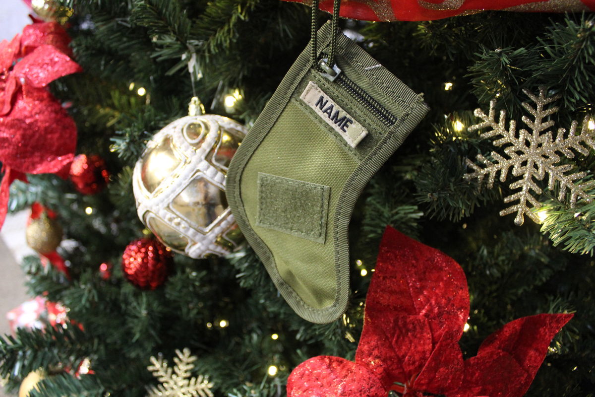 Last minute gift idea! A tactical stocking from Bradley's Surplus. These mini stockings can double as an ornament.