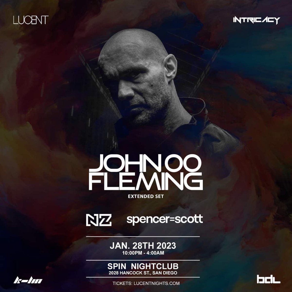 Intricacy (@intricacynights) on Twitter photo This Saturday the legendary <a href="/John00fleming/">John 00 Fleming</a> joins us for a 3+ hour extended set alongside the SD debut of <a href="/NikoZografos/">Niko Zografos</a> presenting NZ & <a href="/SpencerScottDJ/">Spencer Scott</a> at <a href="/SpinNightclub/">SpinNightclub</a> 🙌🎶
🎟 ⏩ lucentnights.com
<a href="/LucentNights/">Lucent Nights</a> <a href="/tfla_official/">Tfla_official</a> <a href="/SanDiegoTrance/">SD Trance Movement</a> This Saturday the legendary <a href="/John00fleming/">John 00 Fleming</a> joins us for a 3+ hour extended set alongside the SD debut of <a href="/NikoZografos/">Niko Zografos</a> presenting NZ & <a href="/SpencerScottDJ/">Spencer Scott</a> at <a href="/SpinNightclub/">SpinNightclub</a> 🙌🎶
🎟 ⏩ lucentnights.com
<a href="/LucentNights/">Lucent Nights</a> <a href="/tfla_official/">Tfla_official</a> <a href="/SanDiegoTrance/">SD Trance Movement</a>