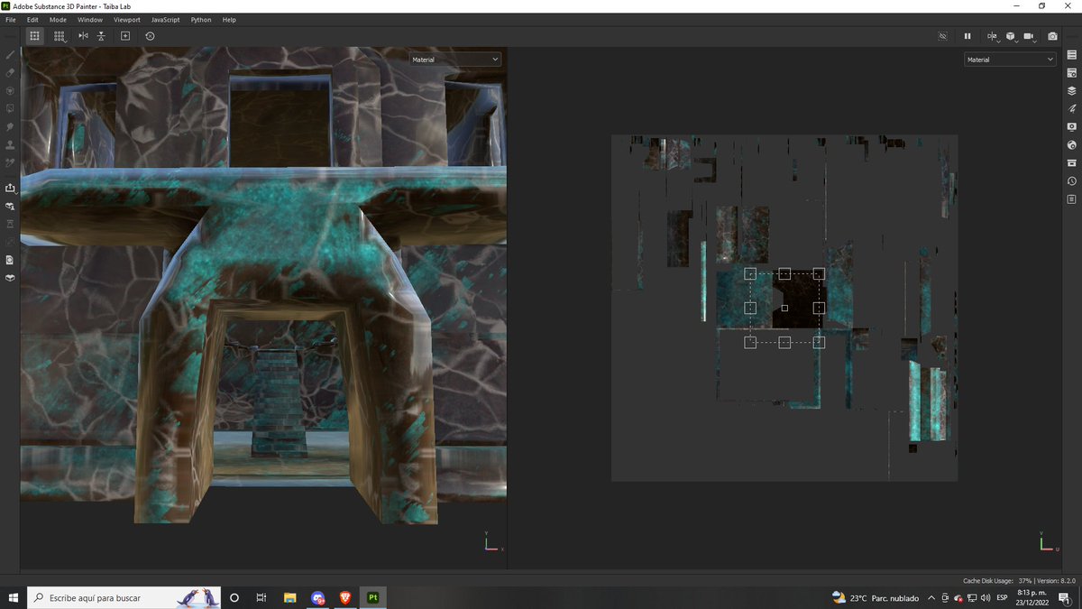 Although not the final result, I love how it looks😅

This will live inside <a href="/SomniumSpace/">Somnium Space</a> to serve as the entry point to Taiba Lab #edtech #VR experience😍🚀

100% #handmade using <a href="/pixologic/">pixologic</a>, <a href="/gblender/">G-Blender</a> and <a href="/AdobeLat/">Adobe Latinoamerica</a> #SubstancePainter😁

What are your thoughts on this❓