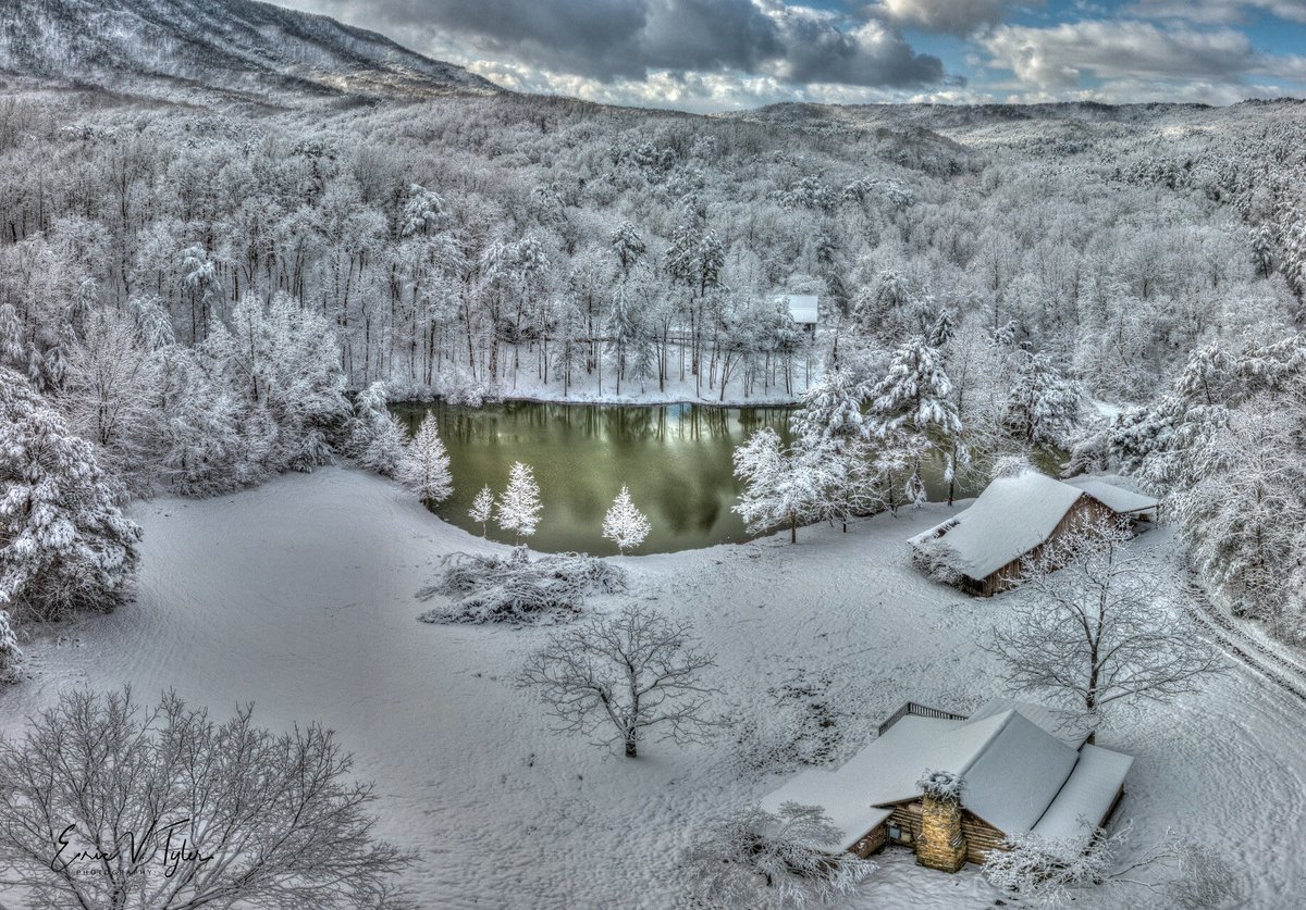Great Smoky Mountains, Winter Wonderland 
#dronephotography 
#landscapephotography