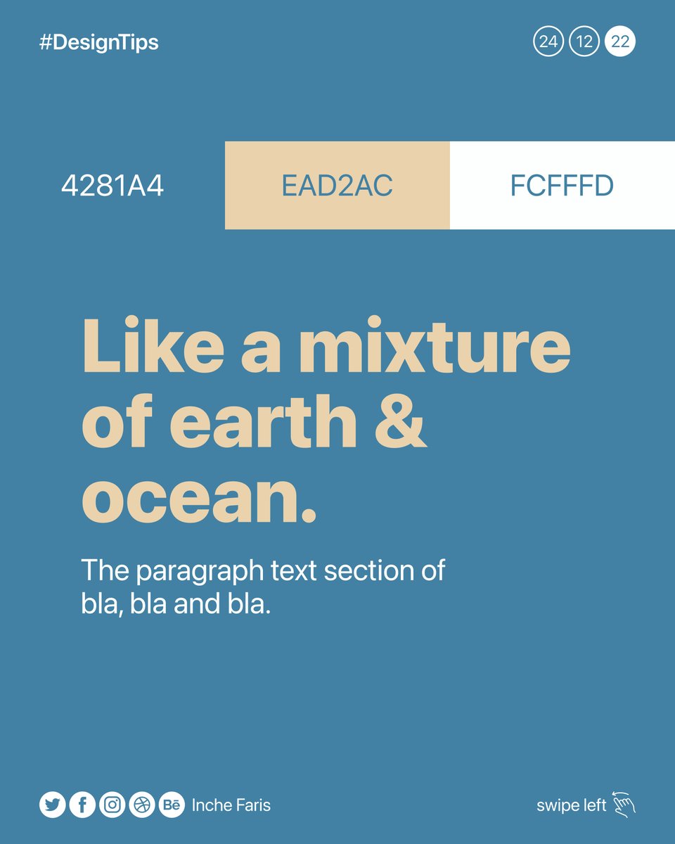IncheFaris's tweet image. Stuck with color combination choices for your design? 🤔
Hope these color combos will give you some ideas & inspirations 😁
#DesignTips