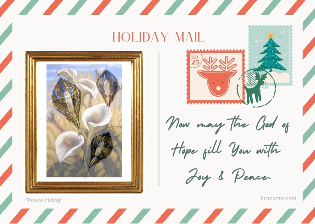 PetReboot's tweet photo. Wishes 4 a joyful n peaceful holiday season n 4 year 2023. Tks 4 ur kind support hoping 2 c u next year. Calm is Power!
Original fine art print of peace lilies titled 'Peace rising'. see https://t.co/Ms0X8Z1TX1
PS Does any one know Putin's address? https://t.co/xneyzsdykk