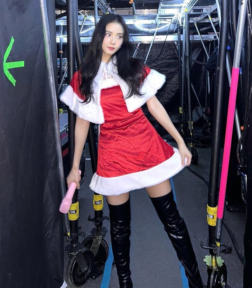 blackpink christmas dress Black Bodycon Buttoned Dress | Jisoo - BlackPink