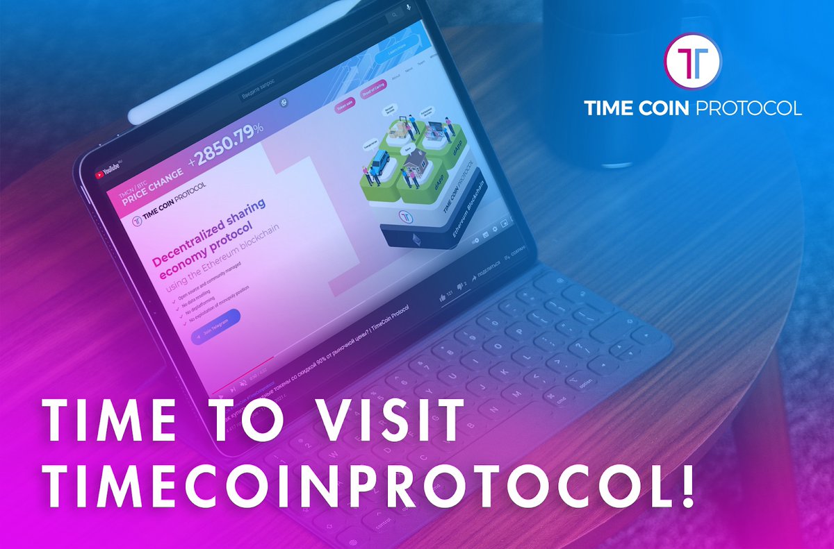 _TimeCoin_'s tweet image. 📣Time To Visit TimeCoinProtocol!

reddit.com/user/TimeCoin_…

#cryptocurrency #blockchaintechnology #blockchain #sharing_economy #TimeCoinProtocol