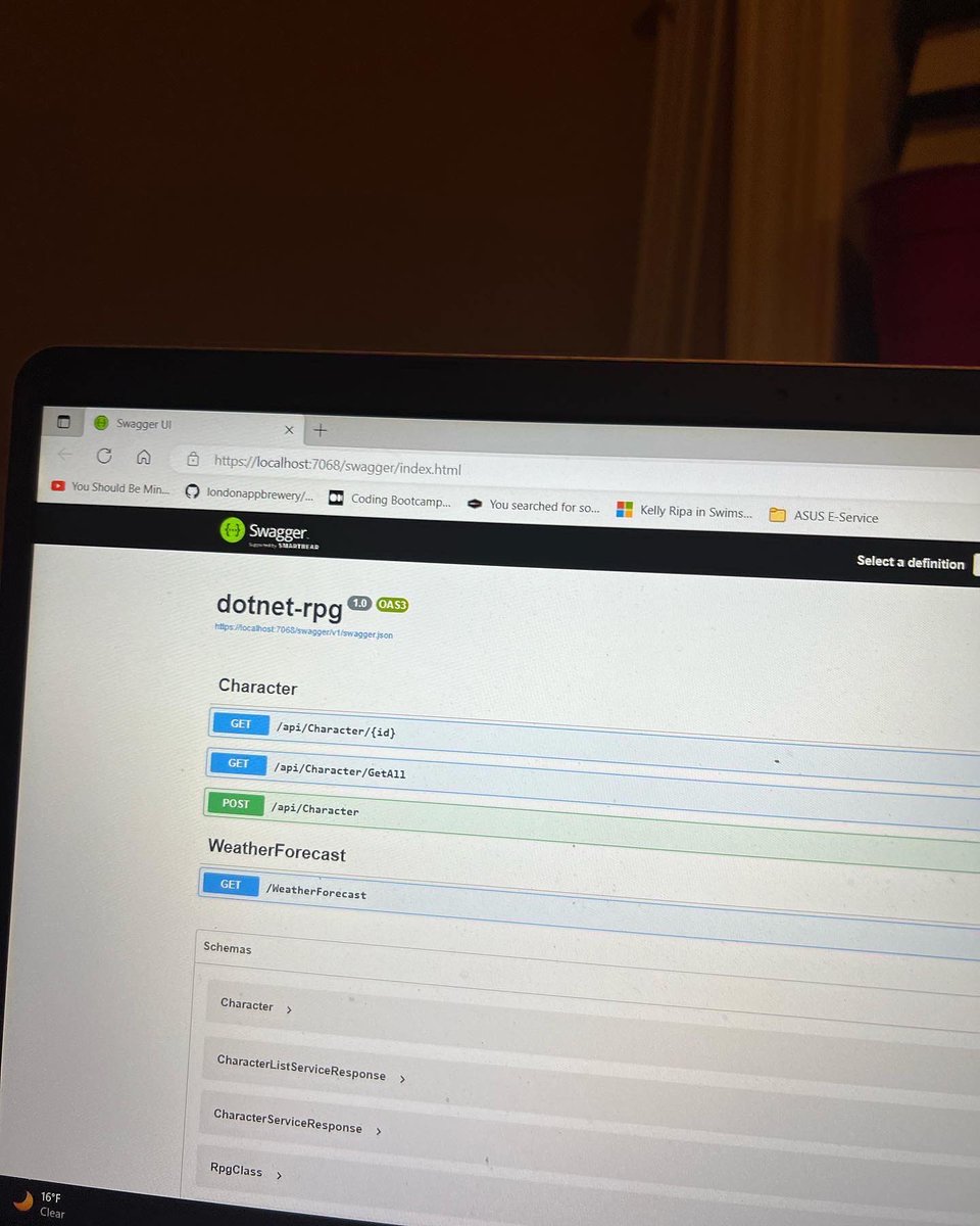 fullstackbk's tweet photo. Still on my grind and extending my #api I added a service to my api #fullstackbk #webdev https://t.co/UkTz2P0qda