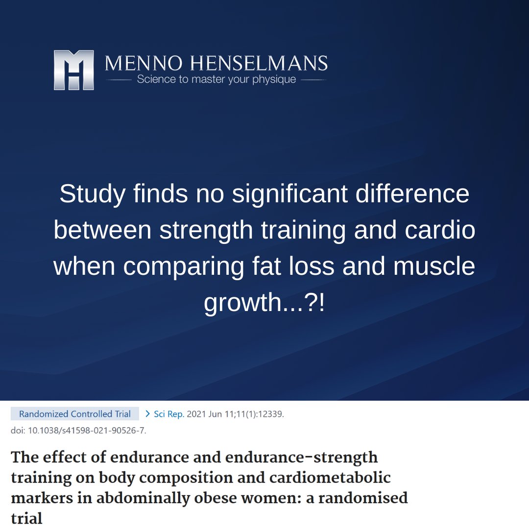 Study finds no significant difference between strength training and cardio when comparing fat loss and muscle growth ...?!
⁣
Madness!⁣
⁣