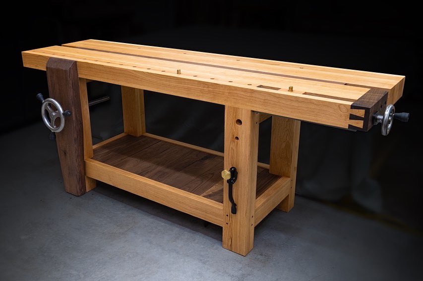 The Split Top Roubo Workbench is Done! Parts 1 &amp; 2 are Live! Check them out here: youtu.be/vIQor9NagD8 #woodworking #workbench #rouboworkbench