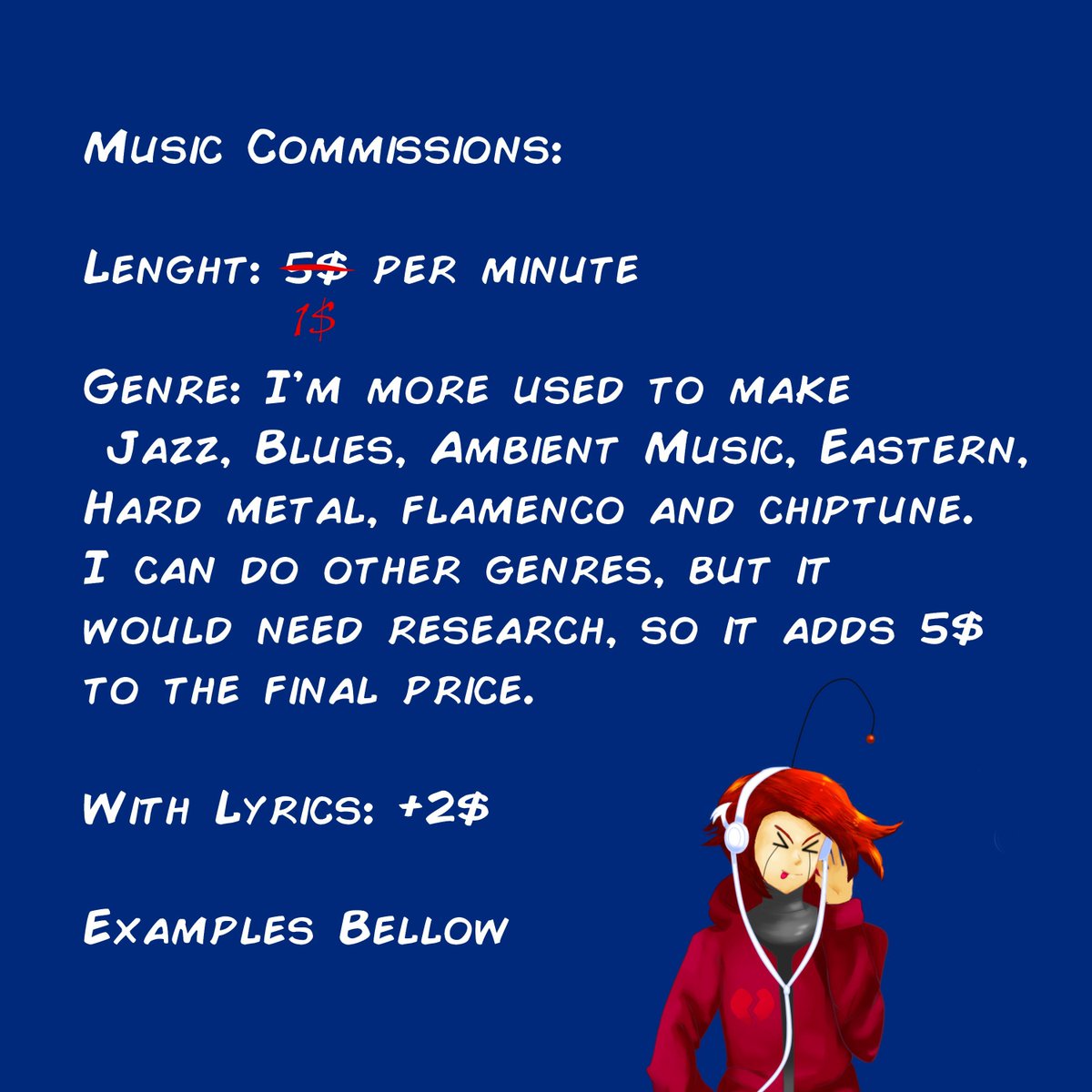 txronpa's tweet photo. decided to open commissions for a Christmas sale with a discount of 50% (more examples below) #commissions
#commissionsopen
#musiccommissions
#songcommissions https://t.co/7Fxsaalh3T